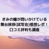 きみの瞳が問いかけている舞台挨拶(試写会)感想レポ！口コミ評判も調査