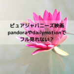 ピュアジャパニーズ映画pandoraやdailymotionでフル見れない？