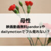 母性映画動画無料pandoraやdailymotionでフル見れない？