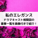 私のエレガンスドラマキャスト相関図の豪華一覧を画像付きで紹介！